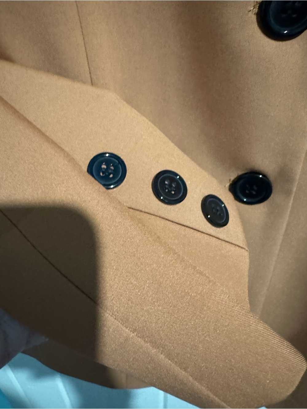 Source Unknown Camel Blazer Jacket   Perfect for fall with jeans and a tee - Picture 3 of 3